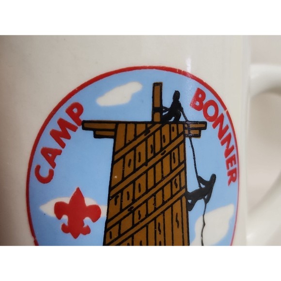 Vintage 1988, Camp Bonner Boy Scout Mug - Picture 6 of 11